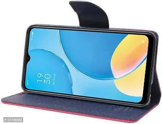 Gladly Flip Cover Compatible for  Oppo A15s Red-thumb5