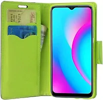 Flip Cover Compatible for Realme C15 Blue-thumb3