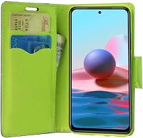 Flip Cover Compatible for Mi Redmi Note 10 Mobile Back Cover Mi  Redmi Note 10s Flip Cover Stylish Girls Cover Boys Designer Cover Blue-thumb3