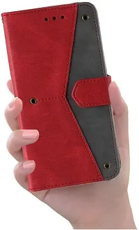 Flip Cover for i3 Vivo T3 Lite SA3 Red Back Cover-thumb4