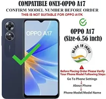 Gladly Flip Cover Compatible for Oppo A17 Back Cover Soft Silicon Tpu Flip Cover Magnetic Blue-thumb1