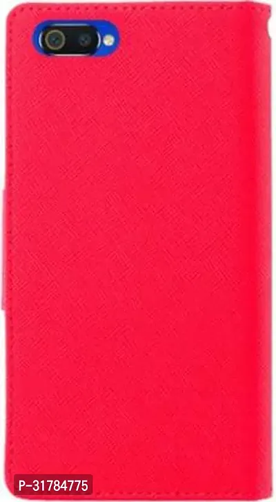 Gladly Flip Cover Compatible for Realme C2 Back Cover Soft Silicon Tpu Flip Cover Pink-thumb5