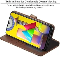 Flip Cover for Realme C61 LT5 Brown Back Cover-thumb4