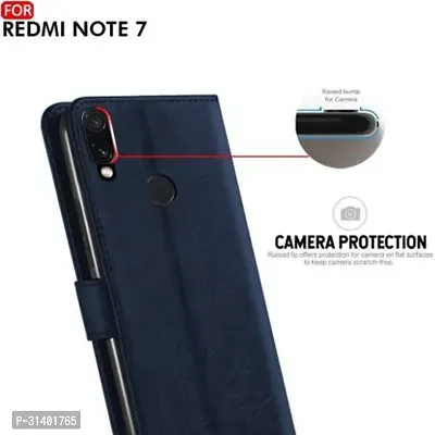 Flip Cover Compatible for Mi Redmi Note 7 Mobile Back Cover Mi  Redmi Note 7s Mobile Back Cover Mi  Redmi Note 7 Pro Flip Cover Stylish Girls Cover Boys Designer Cover Blue-thumb3