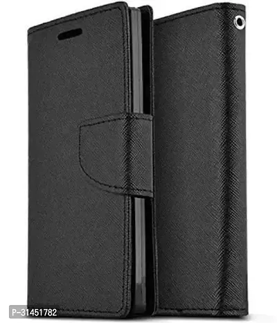 Flip Cover Compatible for Vivo Y30 Back Cover Soft TPU Silicone Black-thumb0