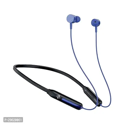 Wireless Neckband with 21 hrs. of Playback time.(Blue)