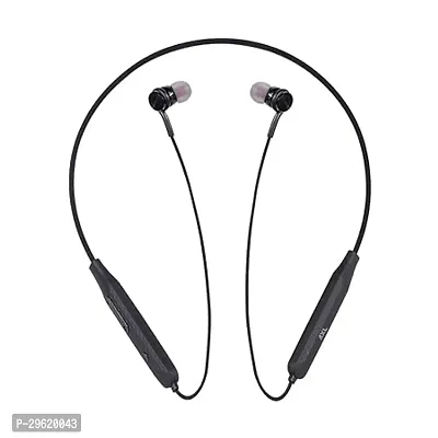 Ear Wireless Neckband with Fast Charging, Upto 14 Hours Playtime, 10mm Extra Bass Drivers with HD Sound (Black)-thumb0