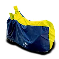 DUFFEL?-Two Wheeler Body Cover Used for Royal Enfi Bullet 350 Cover Dust Proof/UV Protection/ Indoor/Outdoor and Parking (Yellow Color)-thumb4