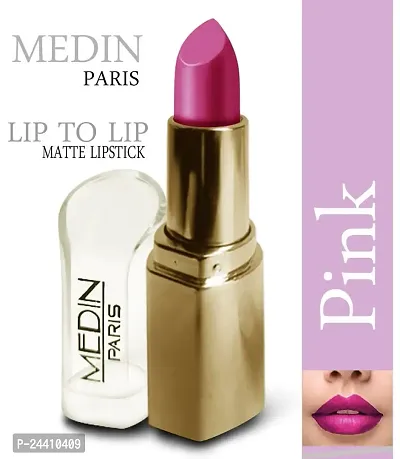 Medin Paris triangle lip to lip Matte lipsticks set of 1 (Pink)-thumb2