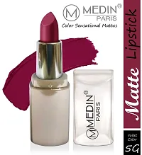 Medin Paris New Sensational Matt Matte LIPSTICK Combo set of 1 (Voilet)-thumb1