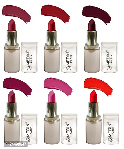 Medin Paris New Sensational Matt Matte LIPSTICK Combo set of 1 (Maroon)-thumb4