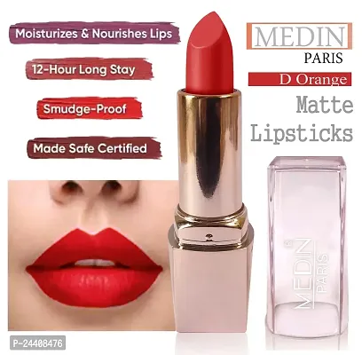 Medin Paris Girls Special Transfer Proof My Look matte Lipstick set 1 (D Orange)-thumb2