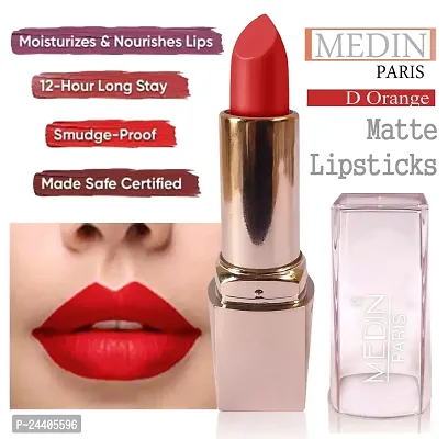 Medin Paris Girls Special Transfer Proof My Look matte Lipstick set 3 (d orange Baby Pink brown copy)-thumb3