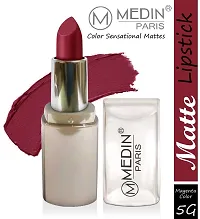 Medin Paris New Sensational Matt Matte LIPSTICK Combo set of 2 (Magenta Voilet)-thumb2