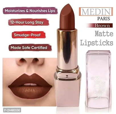 Medin Paris Girls Special Transfer Proof My Look matte Lipstick set 3 (d orange Baby Pink brown copy)-thumb4