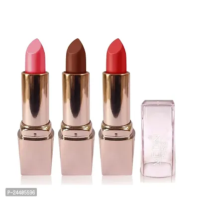 Medin Paris Girls Special Transfer Proof My Look matte Lipstick set 3 (d orange Baby Pink brown copy)-thumb0