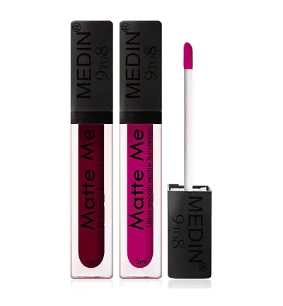 Medin Paris Matte me 9to8 liquid lipsticks set of 2