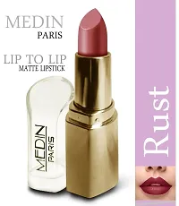 Medin Paris triangle lip to lip Matte lipsticks set of 1 (Rust)-thumb1