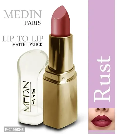 Medin Paris triangle lip to lip Matte lipsticks set of 1 (Rust)-thumb2