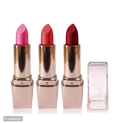 Medin Paris Girls Special Transfer Proof My Look matte Lipstick set 3 (pink maroon carrat)