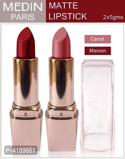 Medin Paris my look matte lipsticks cosmetics makeup combo set of 2-thumb0