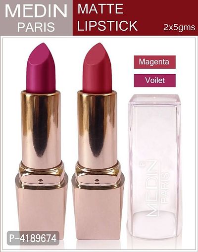 Medin Paris my look matte lipsticks cosmetics makeup combo set 0f 2