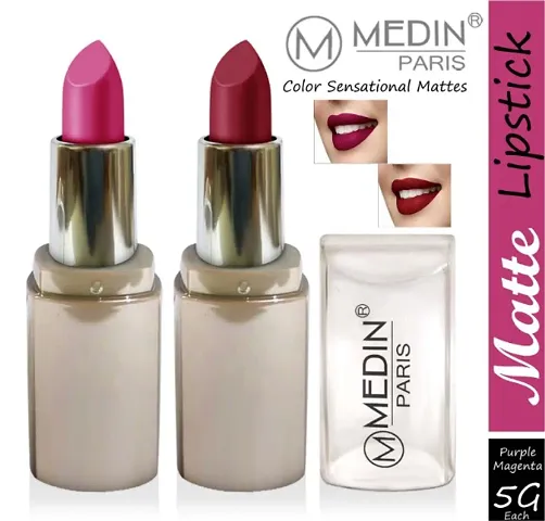 Medin Paris New Sensational Matt Matte LIPSTICK Combo set of 2