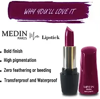 Medin Paris Ultra HD Elegant Colors Matte Lipstick Cosmetics Makeup 007 Series Set Of 2-thumb1