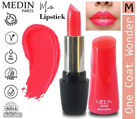 Medin Paris Ultra HD Elegant Colors Matte Lipstick Cosmetics Makeup 007 Series Set Of 2-thumb4