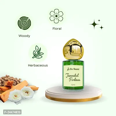 Abu Haami Jannatul Firdaus Non-Alcoholic Luxury Attar | Premium Perfume with Exotic Floral, Citrus  Woody Notes | Long-Lasting, Alcohol-Free Fragrance | 6ml-thumb5