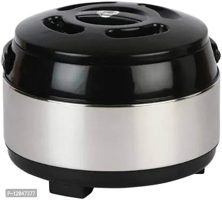 Dr. Equipment- Stainless Steel Thermoware Casserole Double Wall Insulated Hot Pot for hot Meal| chapati| Curry| roti