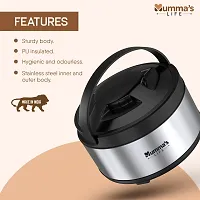 Stainless Steel Thermoware Casserole With Lid For Roti Chapati Double Wall Insulated Hot Pot For Hot Meal Chapati Curry Set Of 1-thumb4