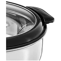 Stainless Steel Thermoware Casserole with Glass Lid| Hot Pot Roti Box for Kitchen Keeps Warm Upto 2 Hours| hot case with Lid for Kitchen (1500ML)-thumb4