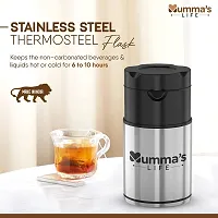 Stainless Steel Thermosteel Flask (Pack of 1, Steel/Chrome, Steel) (800 ML)-thumb3