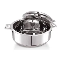 Stainless Steel Solid Casserole - Set of 1, Silver (500ML)-thumb3