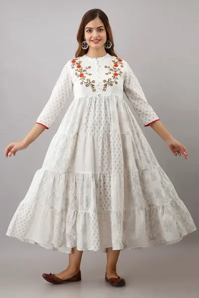 Beautiful Anarkali Cambric Kurta