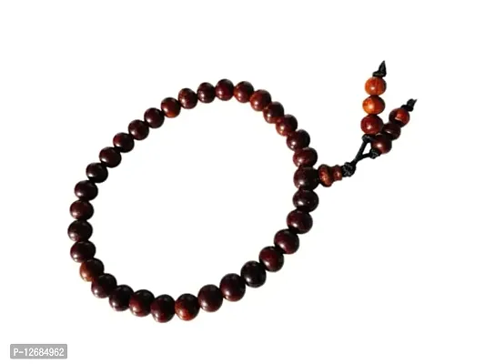 ANAWARIYAS Red sandalwood bracelet (Beads size 6mm)-thumb0