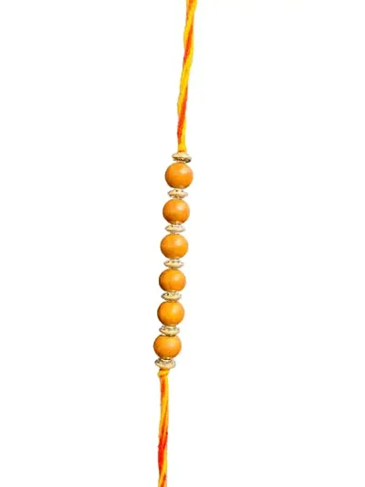 ANAWARIYAS Sandalwood fragrance beads Rakhi For Brother,Traditional Rakhi For Brother