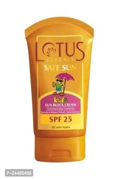 Lotus Herbals Sun Block Cream for Kids - SPF 25, 50g Tube-thumb0