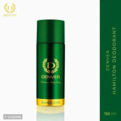DENVER Hamilton Deodorant Body Spray - (165ML) | Long Lasting Deo for Men-thumb2