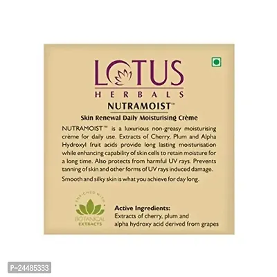 Lotus Herbals SPF 25 Nutramoist Skin Renewal Daily Moisturising Cream (50g)-thumb4