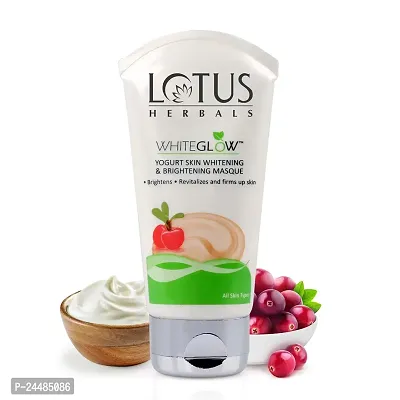 Lotus Herbals White Glow Yogurt Skin Whitening and Brightening Masque, 80g-thumb0