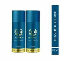 DENVER Integrity Body Deodorant (165ML Each) - Pack of 2 | Long Lasting Luxury Fragrance Deo Spray Long Lasting For Men-thumb1