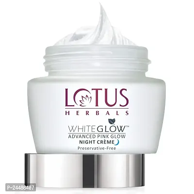 Lotus Herbals Whiteglow Night Cream For Deep Nourishment, Skin Brightening (Normal Skin) 50g-thumb0