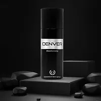 DENVER Black Code Deodorant - 200ML Each Pack of | Long Lasting Deo Body Spray for Men-thumb1