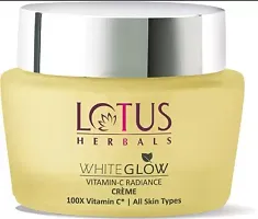 LOTUS HERBALS WhiteGlow Vitamin C Radiance Cream SPF 20 For Dark Spots  Dull Skin Anti- Pollution (50 g)-thumb1