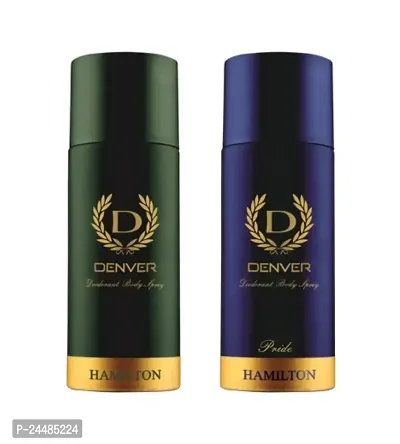 Denver deo 2 nos, Deo Combo Pack that comes in a Pack of 2. Deodorant for Men - Hamilton  Pride (Pack of 2) 50ml-thumb2