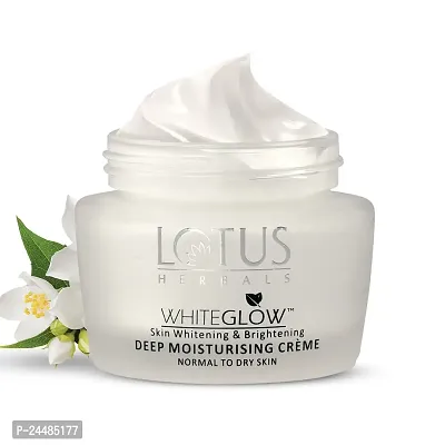 Lotus Herbals White Glow Skin Whitening  Brightening Deep Moisturising Cream Spf 20 Pa+++, 40g