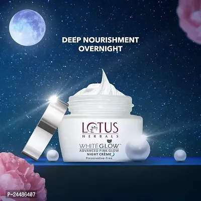 Lotus Herbals Whiteglow Night Cream For Deep Nourishment, Skin Brightening (Normal Skin) 50g-thumb3