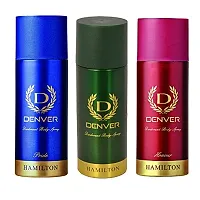 Denver Pride Deodorant For Men, 105 G, Hamilton Caliber Deodorant Body Spray, 165ml  Honour Deodorant, 105g (Combo Pack)-thumb1